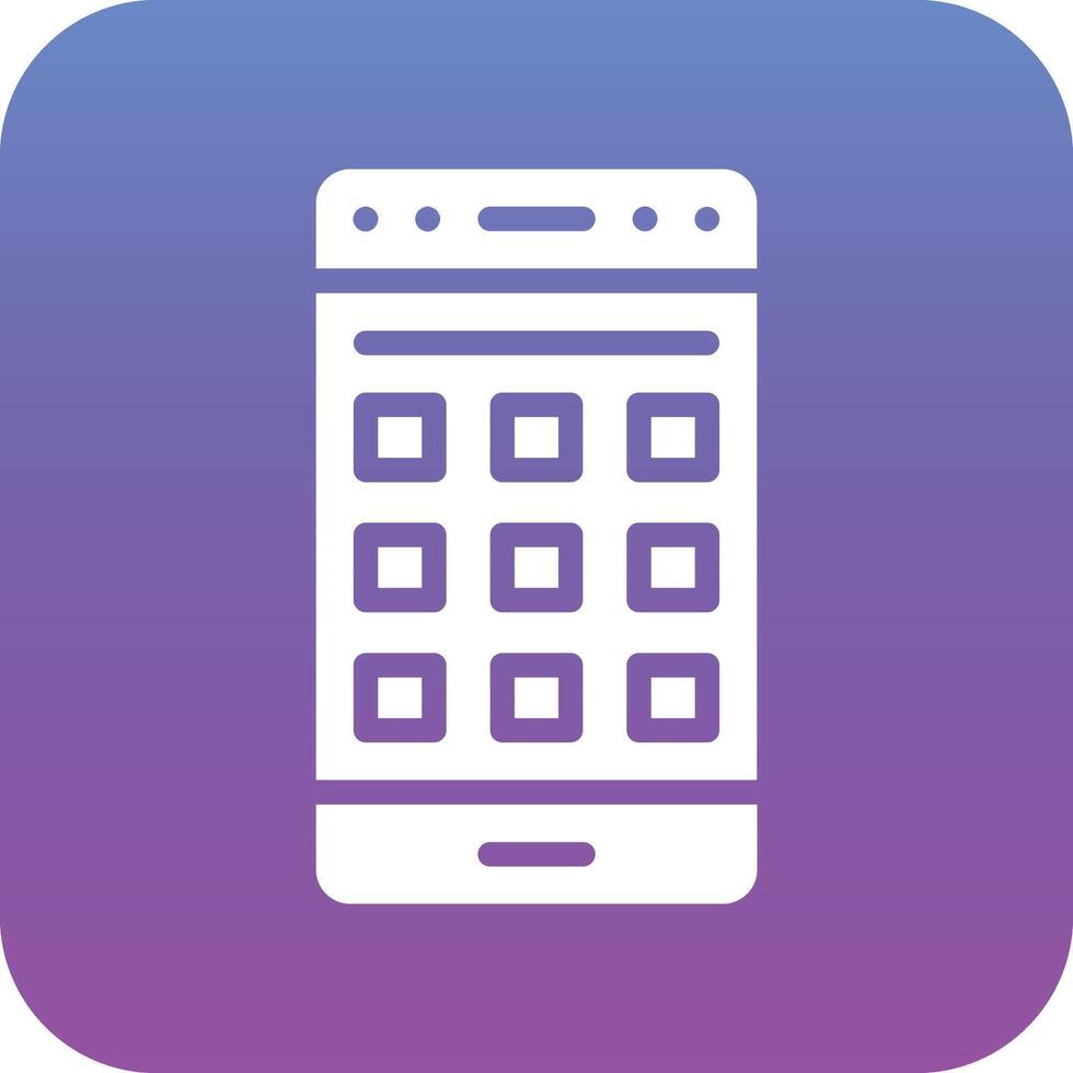 Mobile App Vector Icon