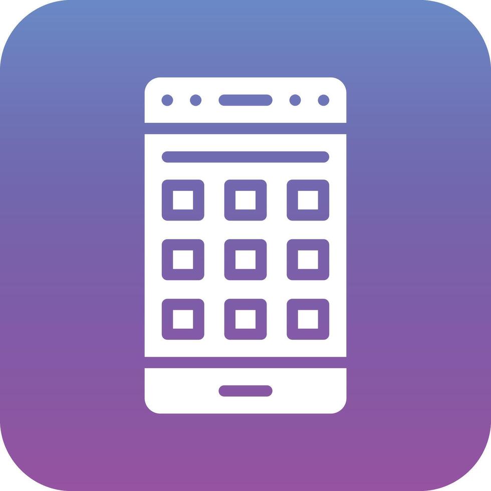 Mobile App Vector Icon