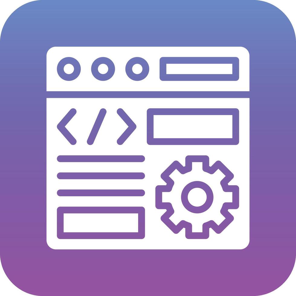 Code Settings Vector Icon