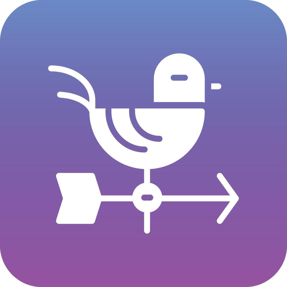 Weather Vane Vector Icon