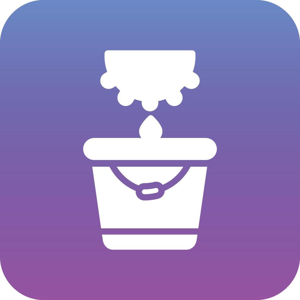 Milk Bucket Vector Icon