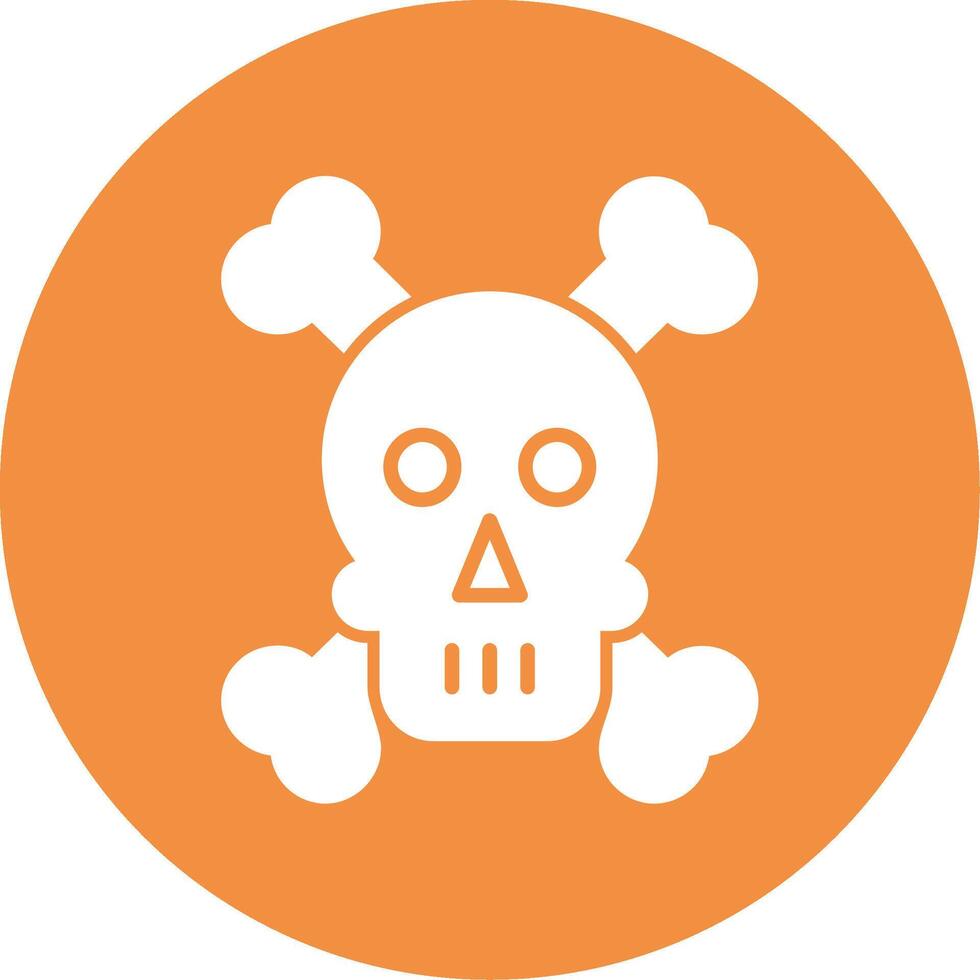 Skull And Bones Vector Icon