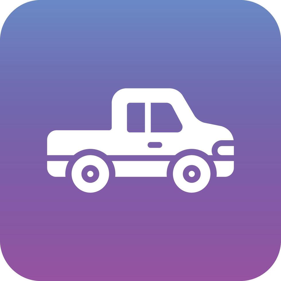 icono de vector de camioneta