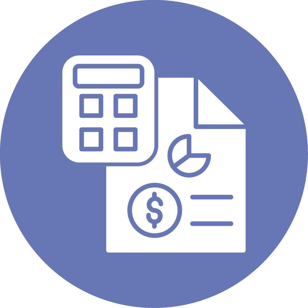 icono de vector de contabilidad