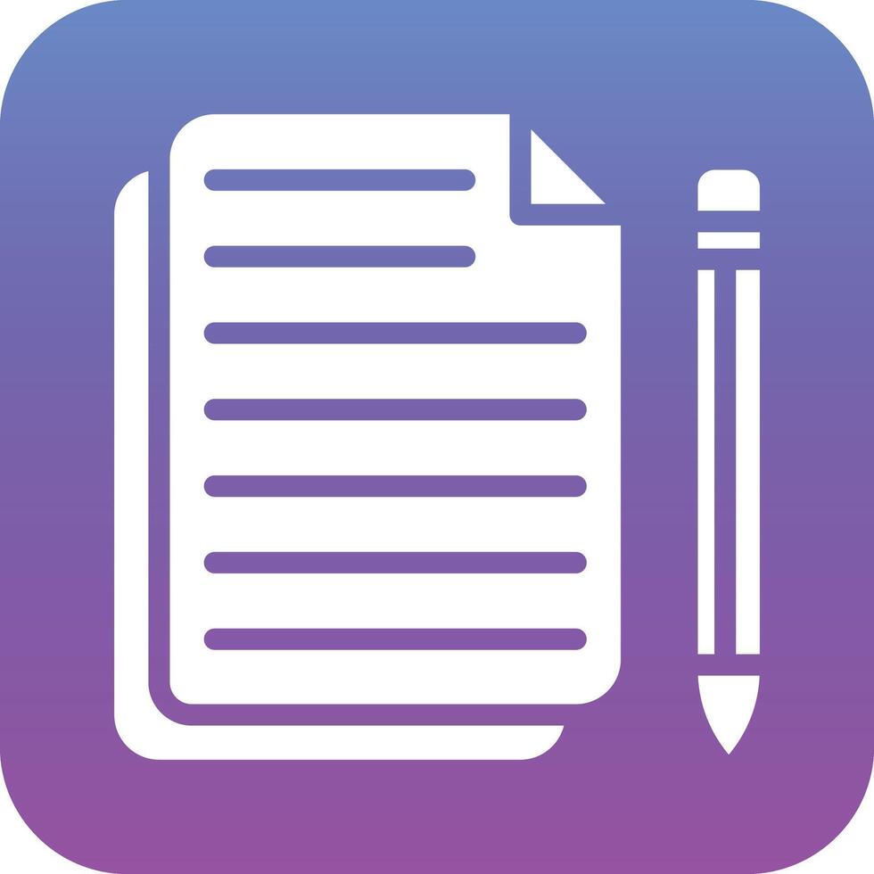 Blogging Vector Icon