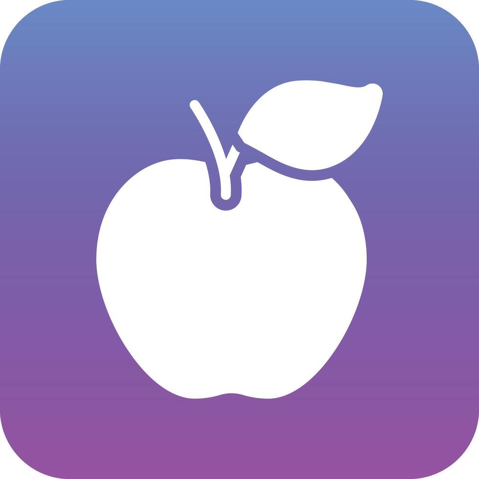 icono de vector de manzana