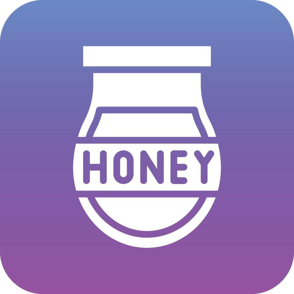 Honey Jar Vector Icon