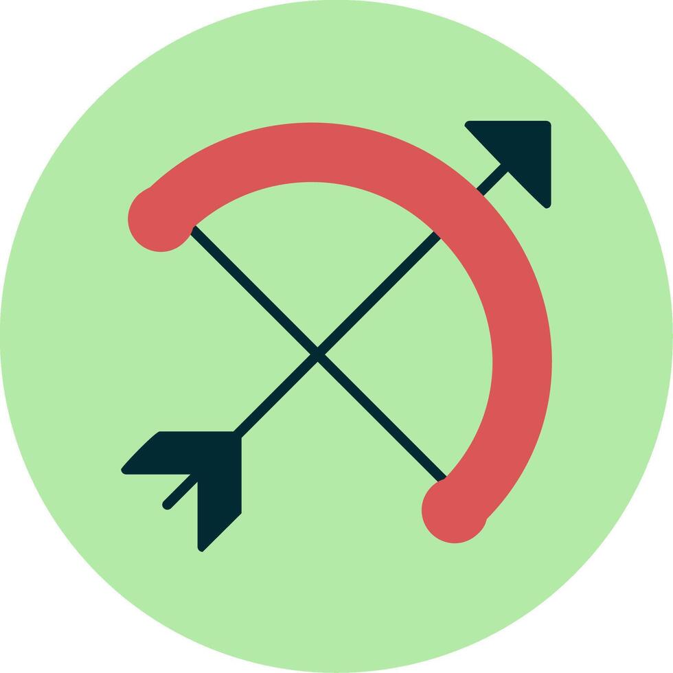 Bow And Arrow Vector Icon