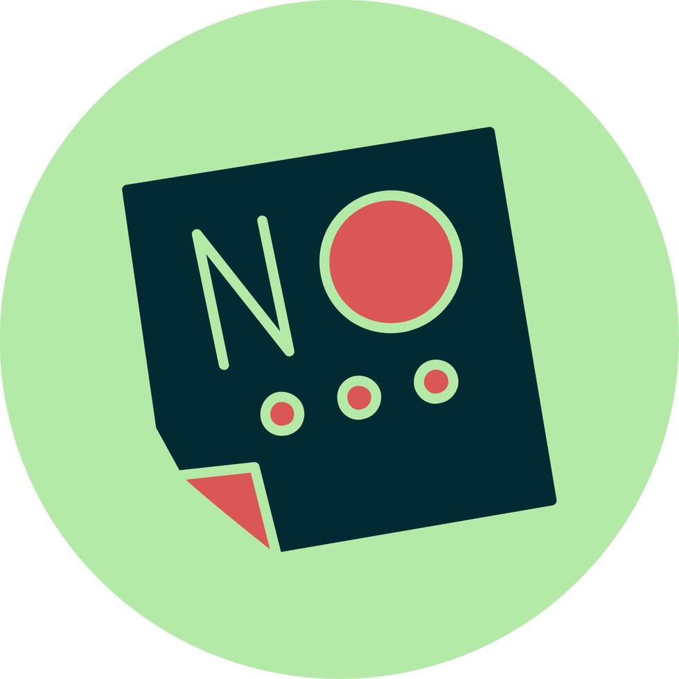 Say No Vector Icon