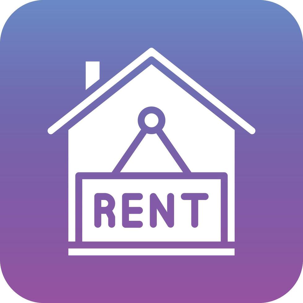 Rent House Vector Icon
