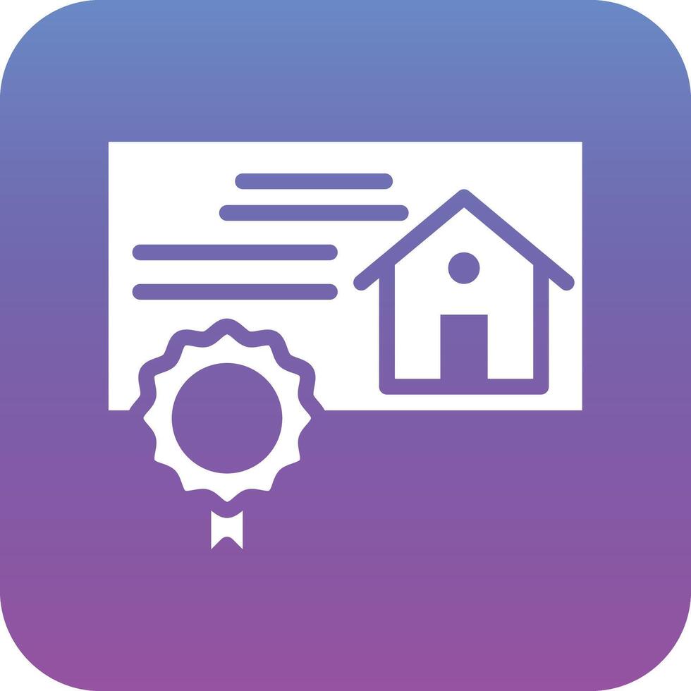 Property Contract Vector Icon