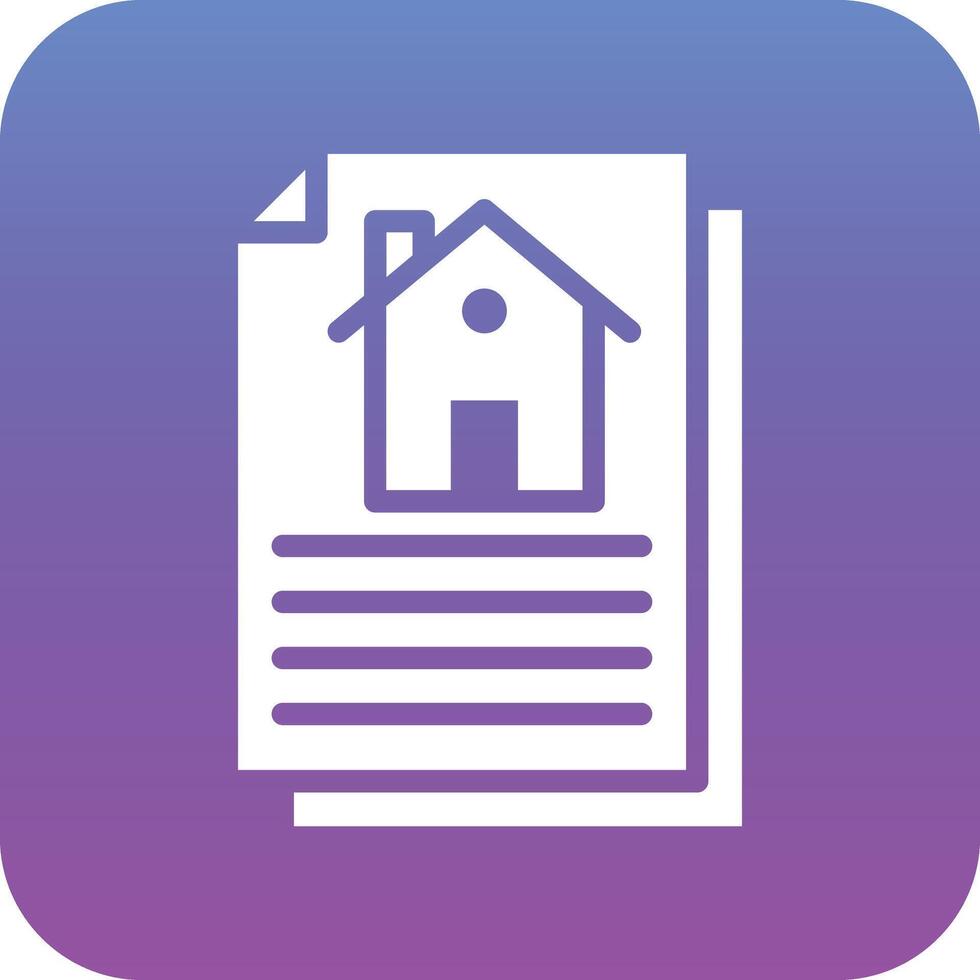 Property Agreement Vector Icon