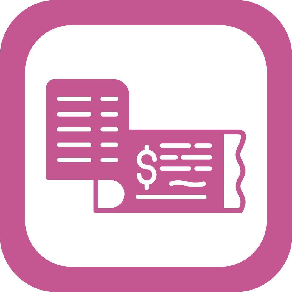 Cheque Vector Icon