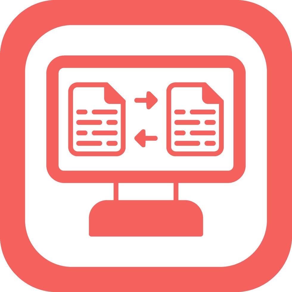 File Transfer Vector Icon