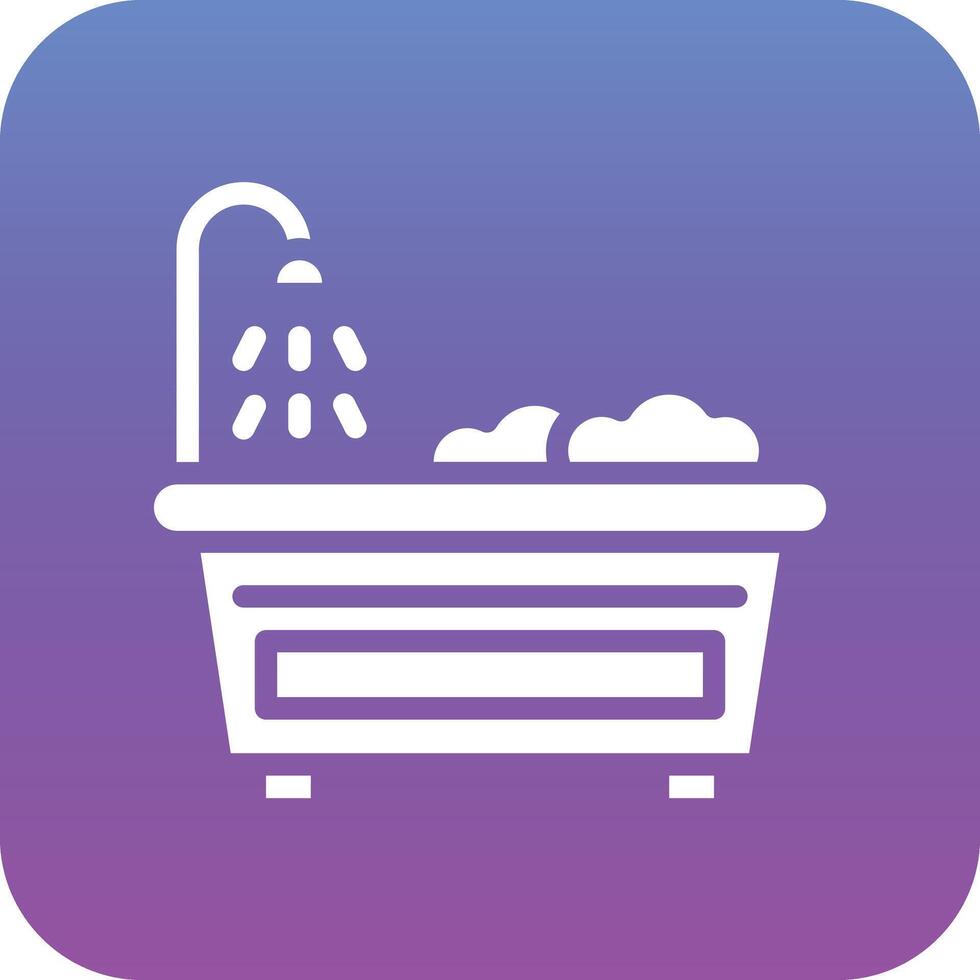 Bathtub Vector Icon