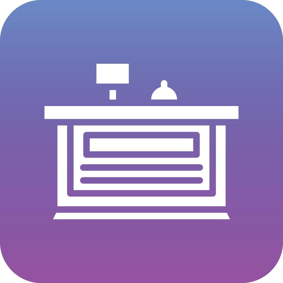 Reception Vector Icon