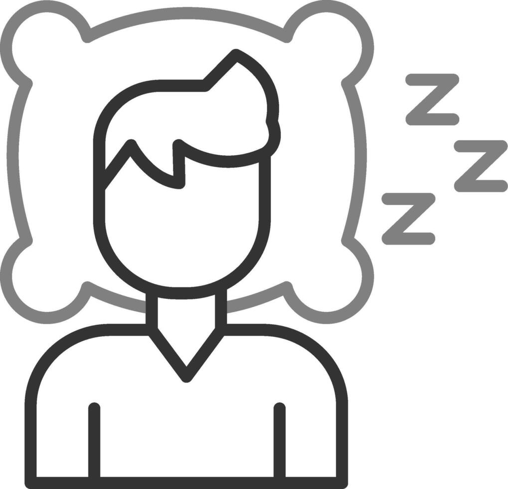 insomnio vector icono