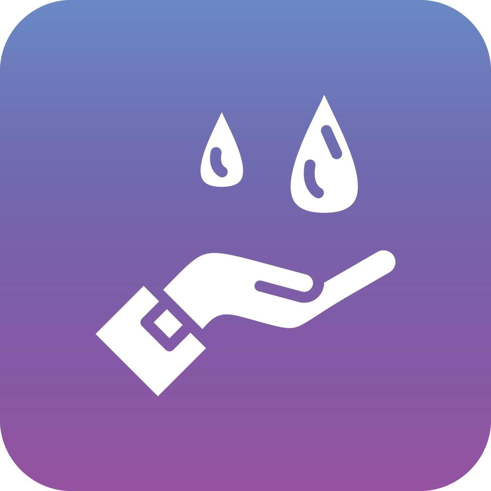 Hand Water Vector Icon