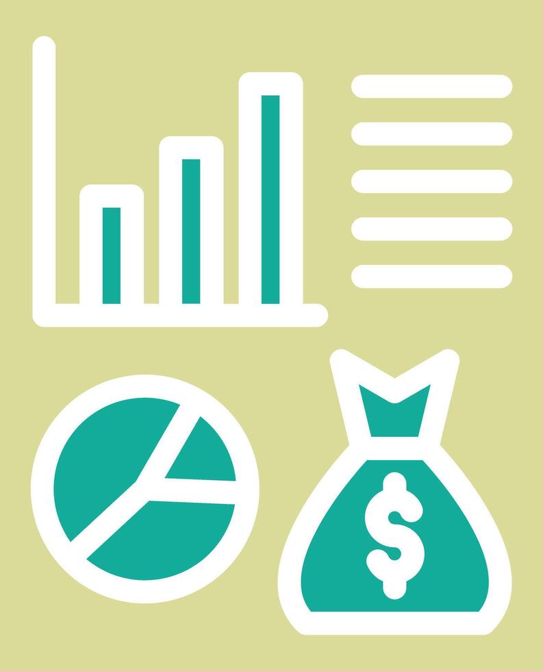 Financial Report Vector Icon