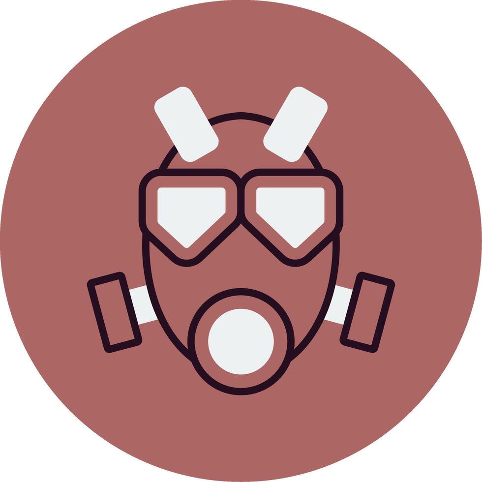 Gas Mask Vector Icon