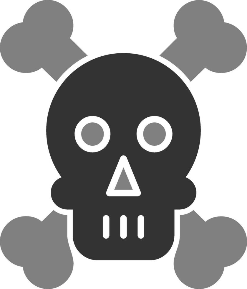 Skull And Bones Vector Icon