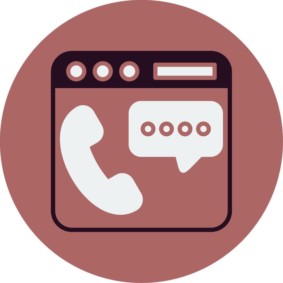 Phone Chat Vector Icon