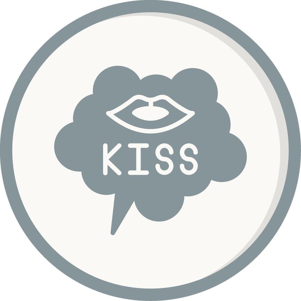 Kiss Vector Icon