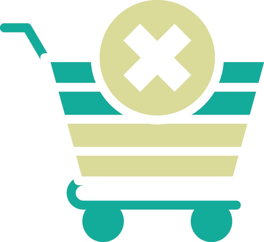 Clear Cart Vector Icon