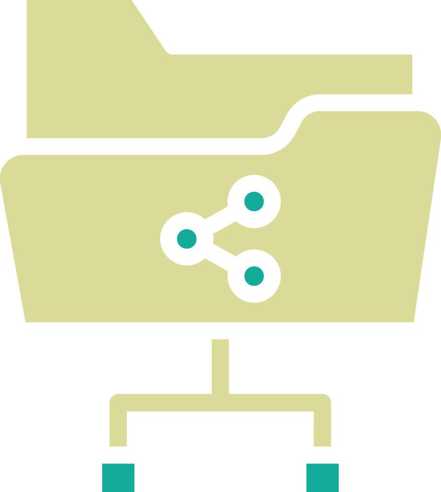 Shared Folder Vector Icon
