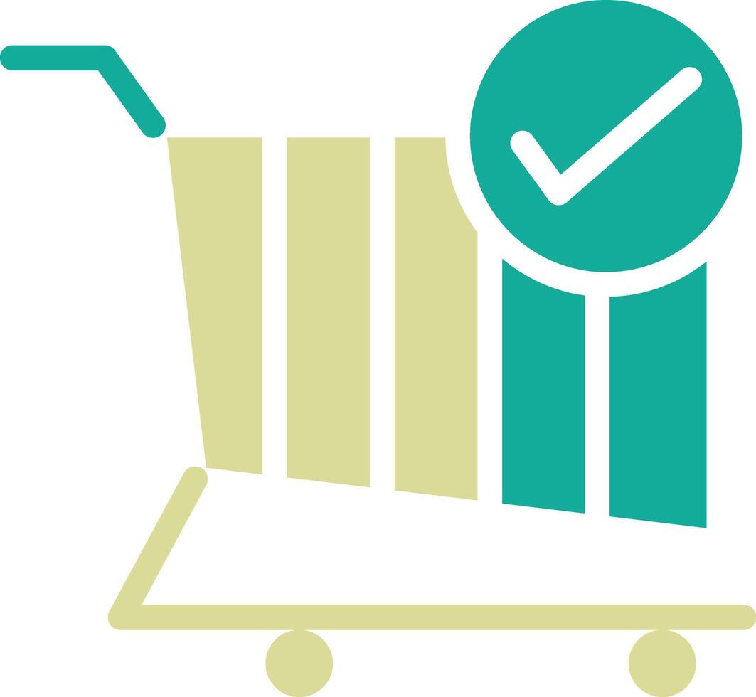 Shopping Complete Vector Icon