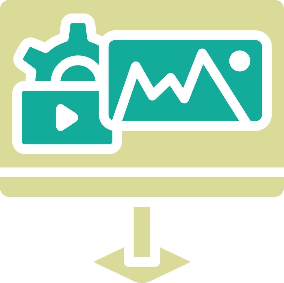 Content Management Vector Icon