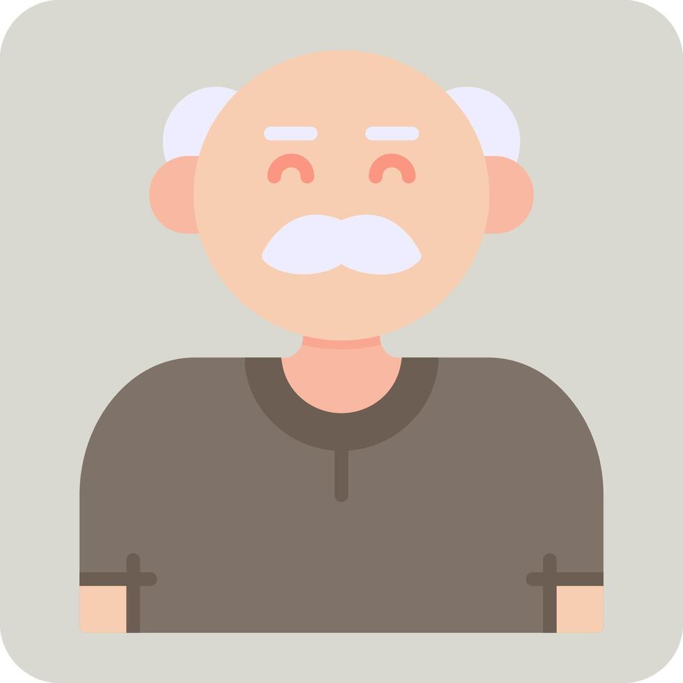 abuelo vector icono