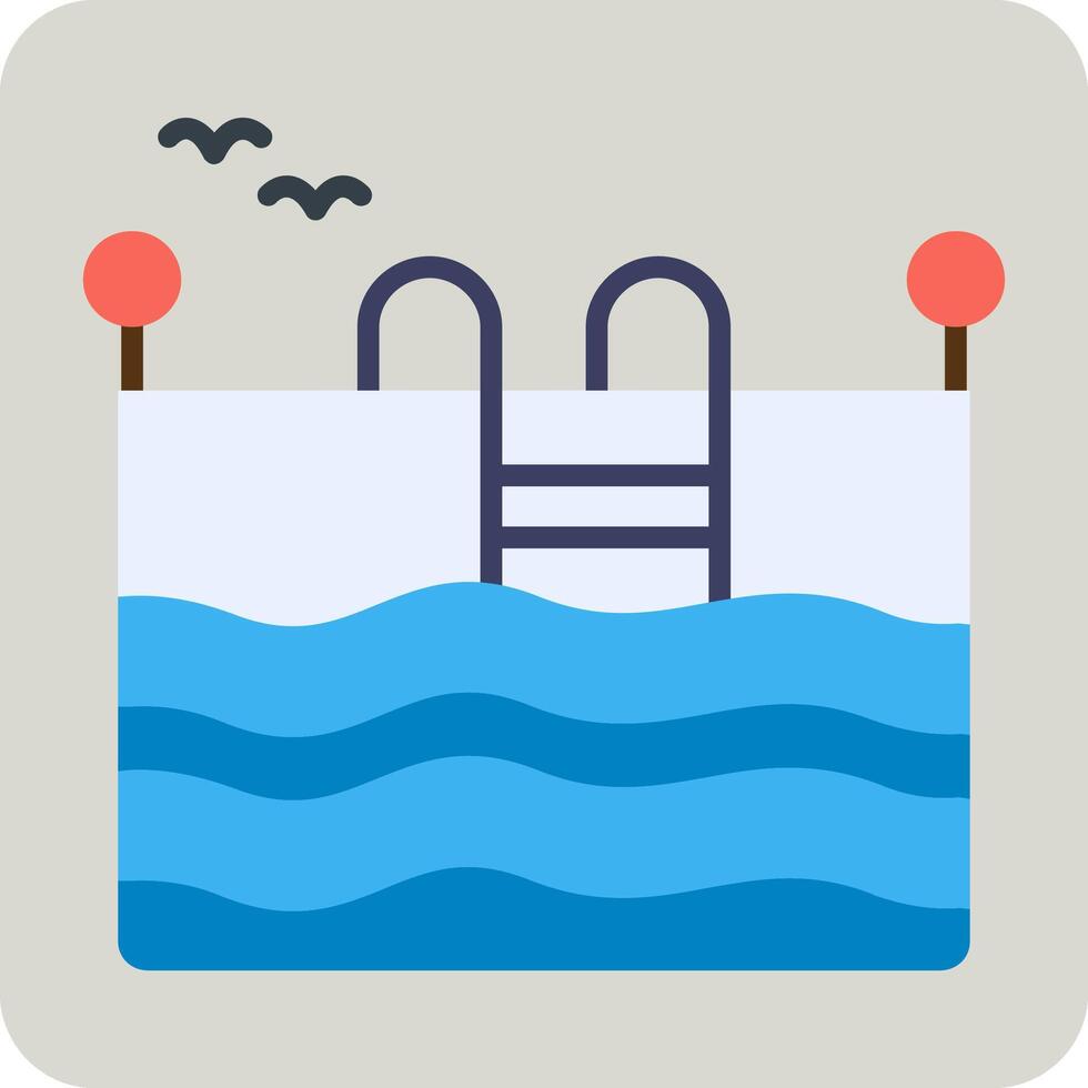 Swimming Pool Vector Icon