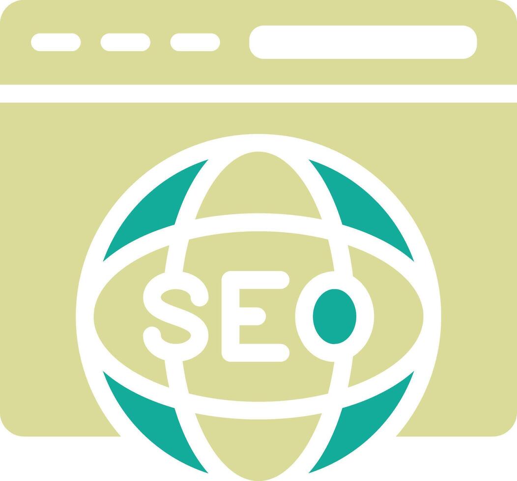 internacional seo vector icono