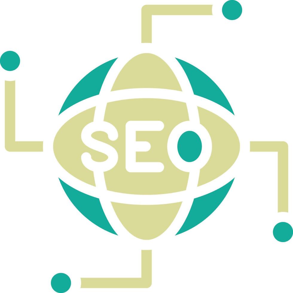 SEO Network Vector Icon