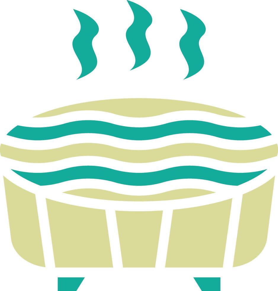 Hot Tub Vector Icon