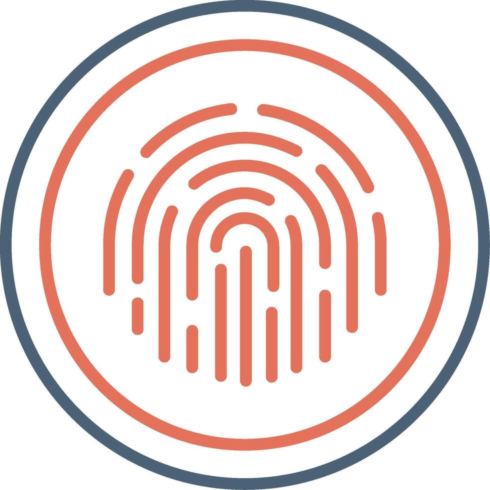 Fingerprint Vector Icon