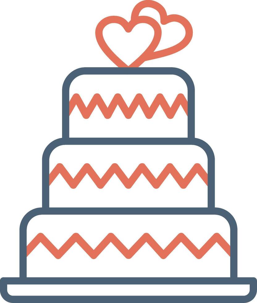 Wedding Cake Vector Icon