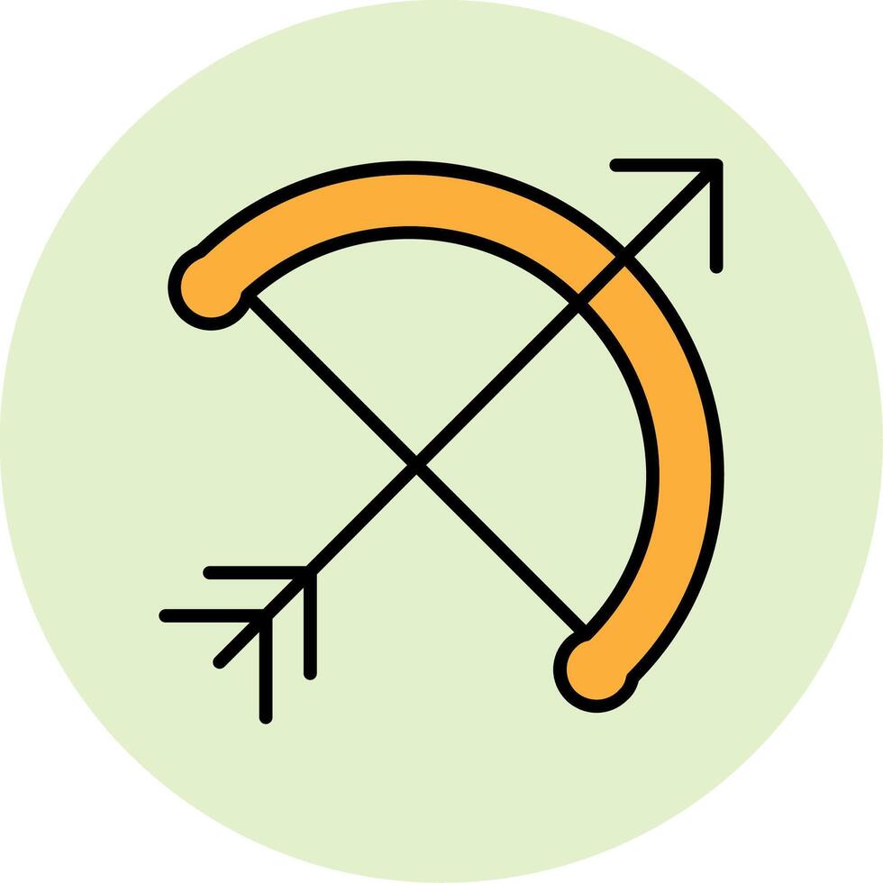 Bow And Arrow Vector Icon