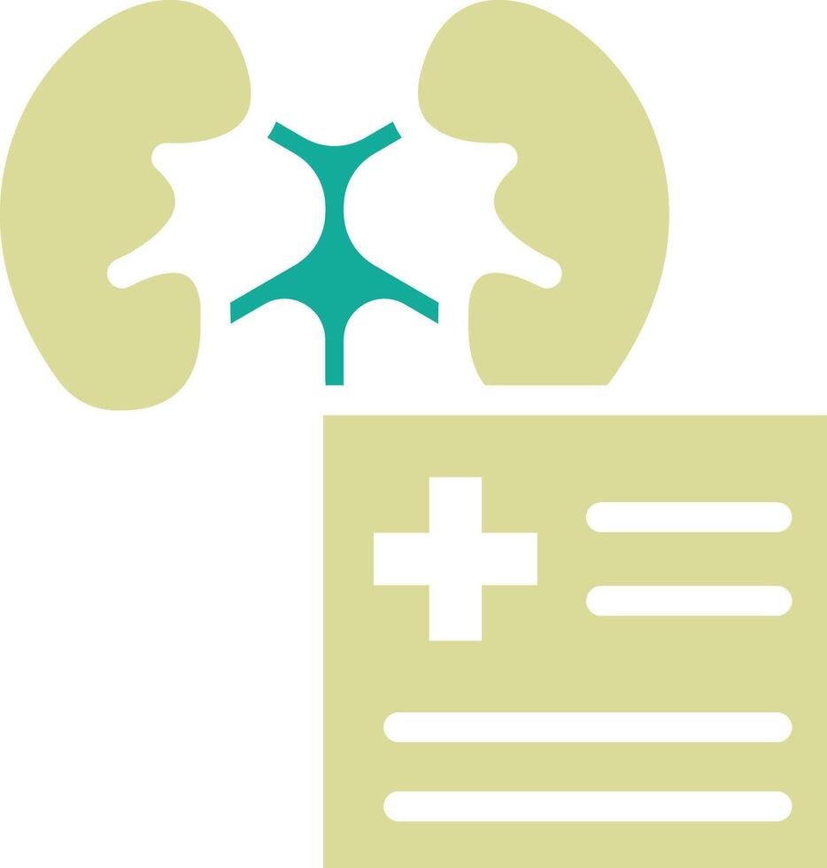 Kidney Checkup Vector Icon