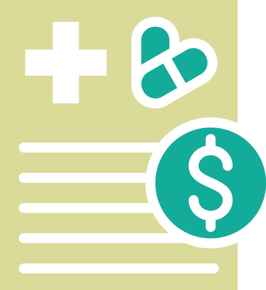 Medical Bill Vector Icon