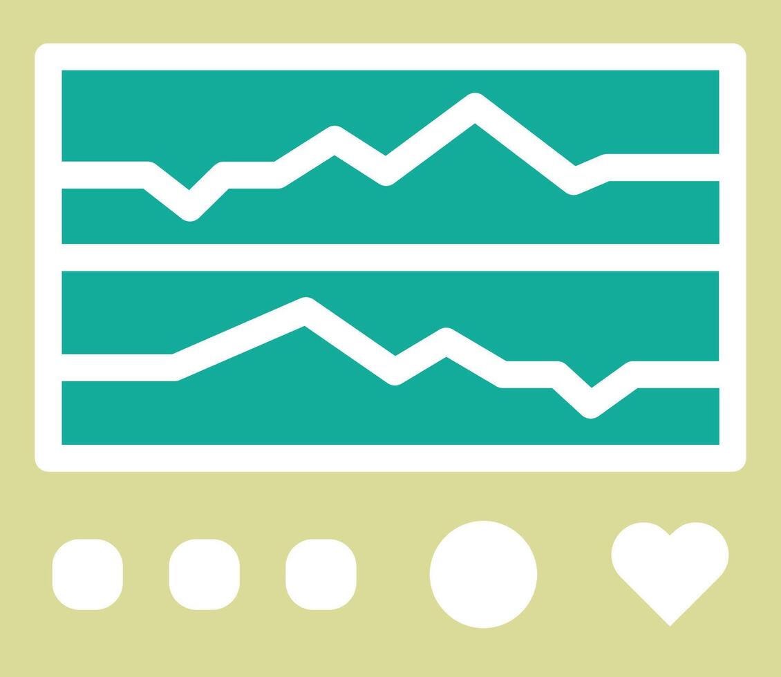 Electrocardiogram Vector Icon
