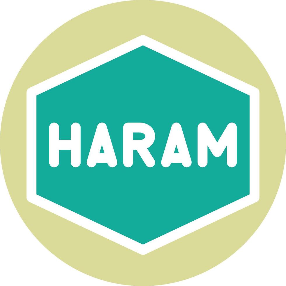 haram vector icono