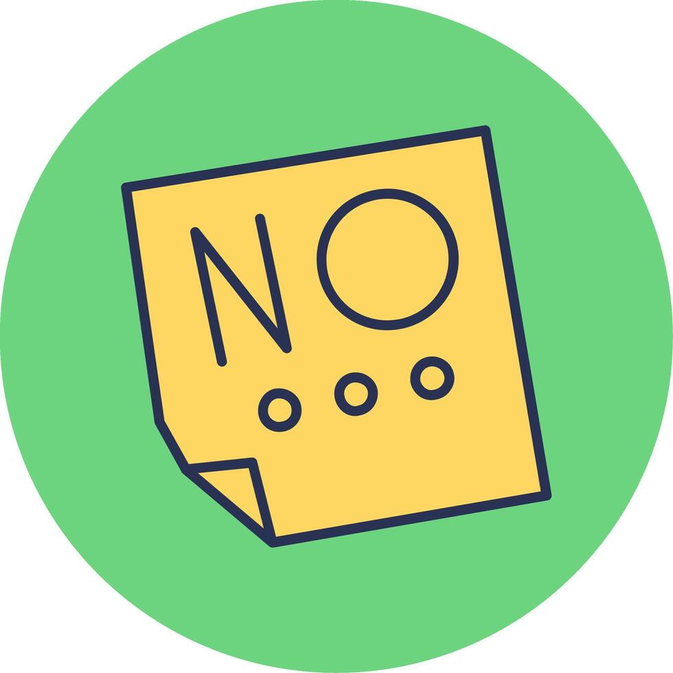 Say No Vector Icon