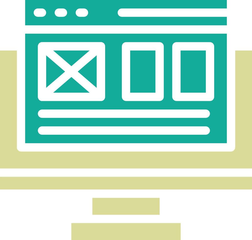 Landing Page Vector Icon
