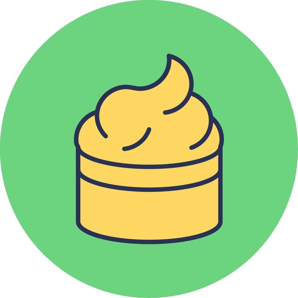 Cream Vector Icon