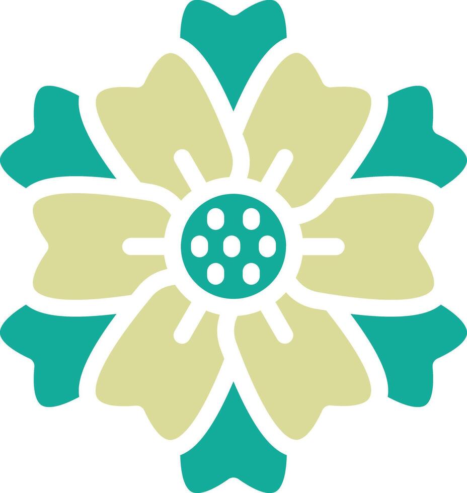 Mint Marigold Vector Icon