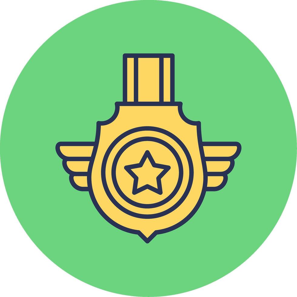 insignias vector icono