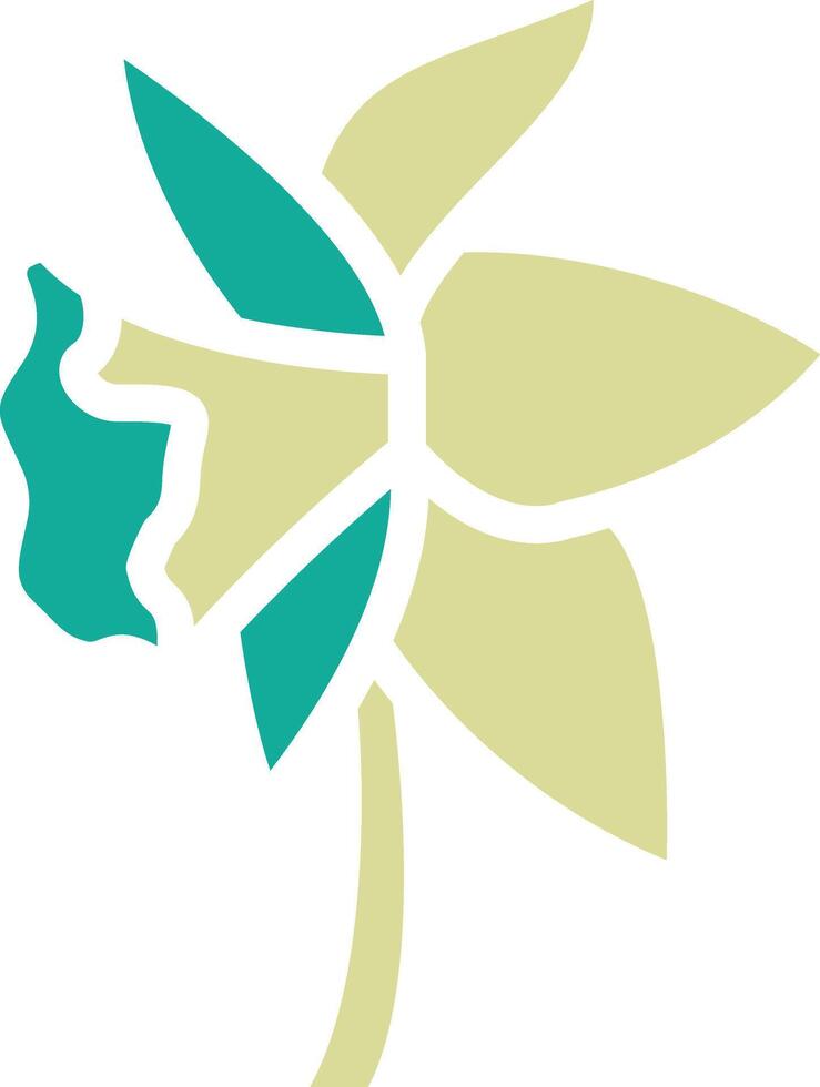 Daffodil Vector Icon