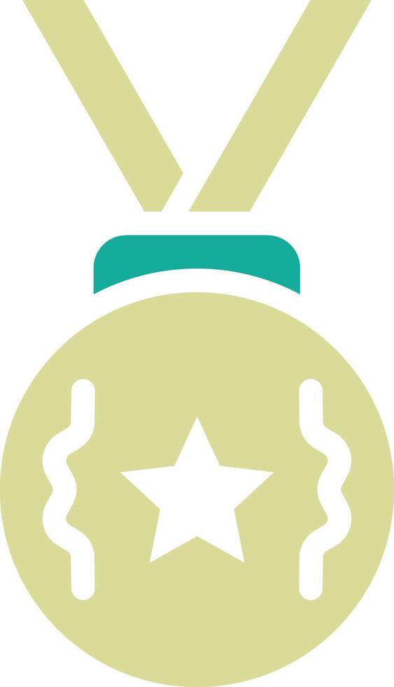 bronce medalla vector icono